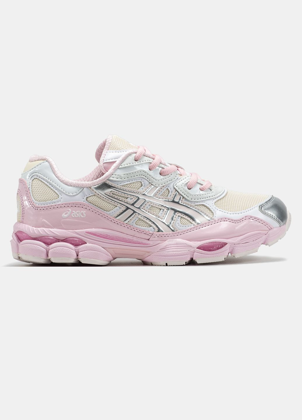 Кросівки жіночі Asics Gel-NYC pink beige | Асікс Гель-НЮК рожеві демісезони (316706188)