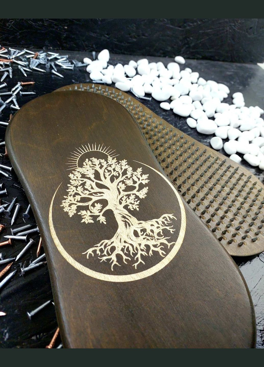 Доски садху для йоги с гравировкой Чехол в подарок No Brand статичні (337353593)