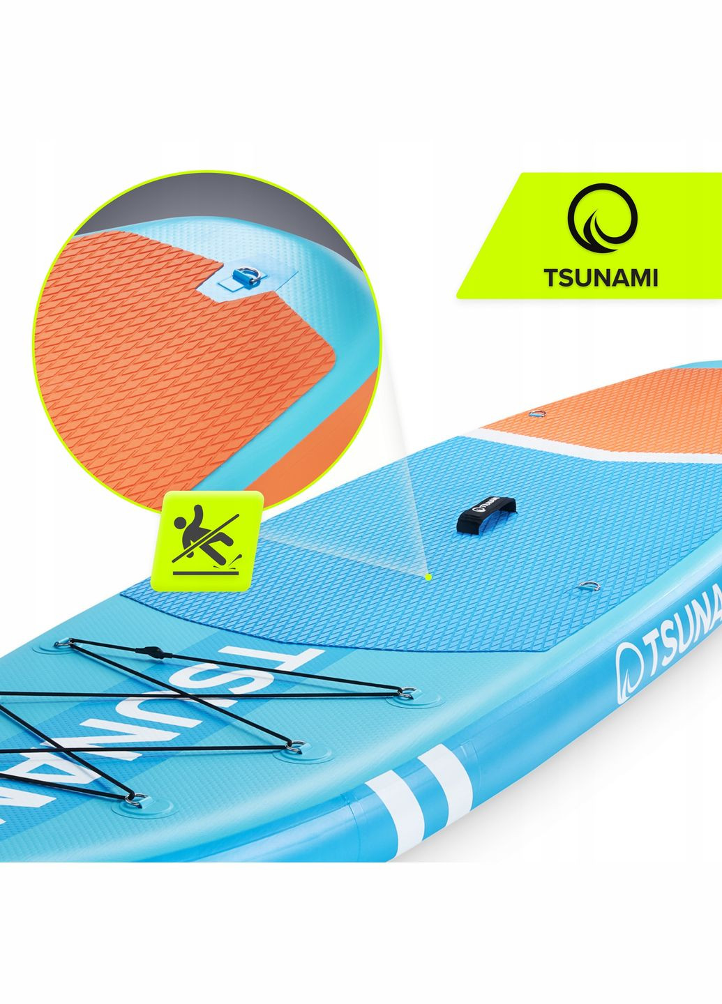 Надувная SUP доска 320 см с веслом Lagoon T02 (P-5907739314215) TSUNAMI (332887749)