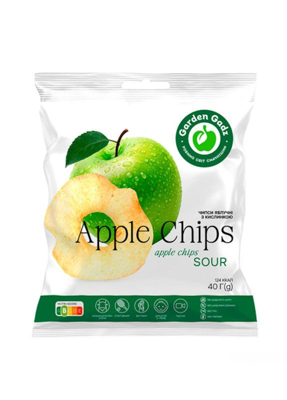 Чипсы яблочные с кислинкой Garden Gadz 40г (22-0659) Кукумбер (342116999)