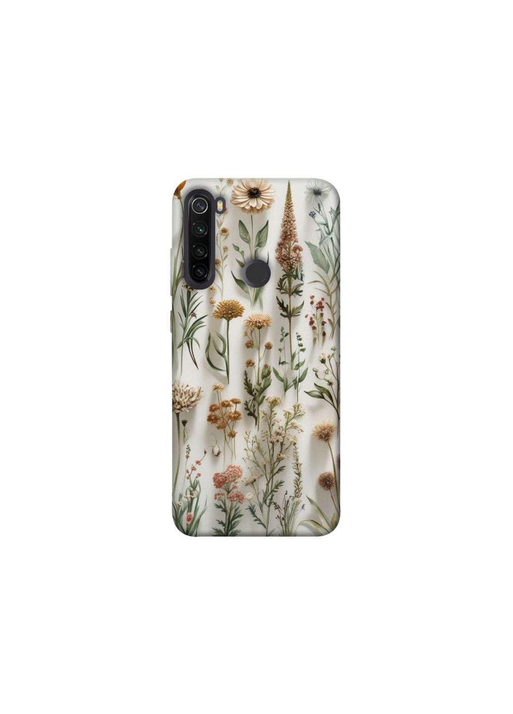 Чохол на Xiaomi Redmi Note 8T Floral design ver.2 Frontalka (361334953)