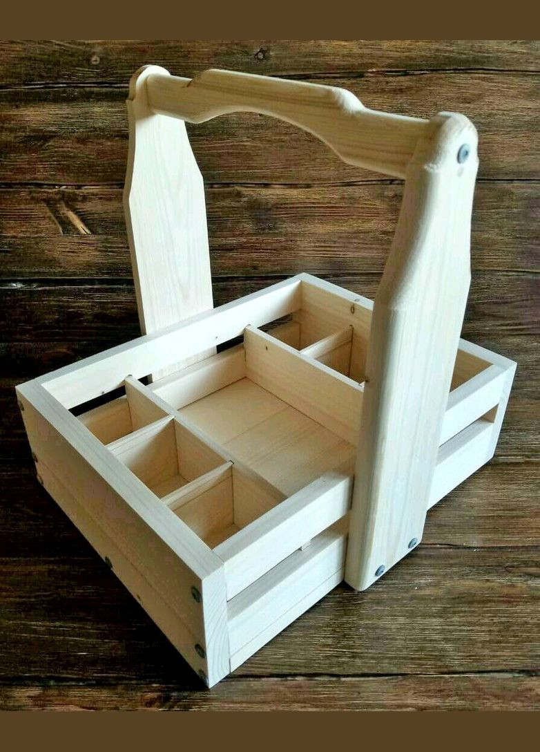 Ящик для перенесення напоїв з дерева Арарат бланже (ЯДП-000601) No Brand (328911156)