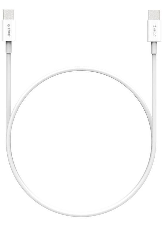 Кабель USB Type-C - USB Type-C (M/M), 100W, 1 м White (CA913381) Orico (370618629)