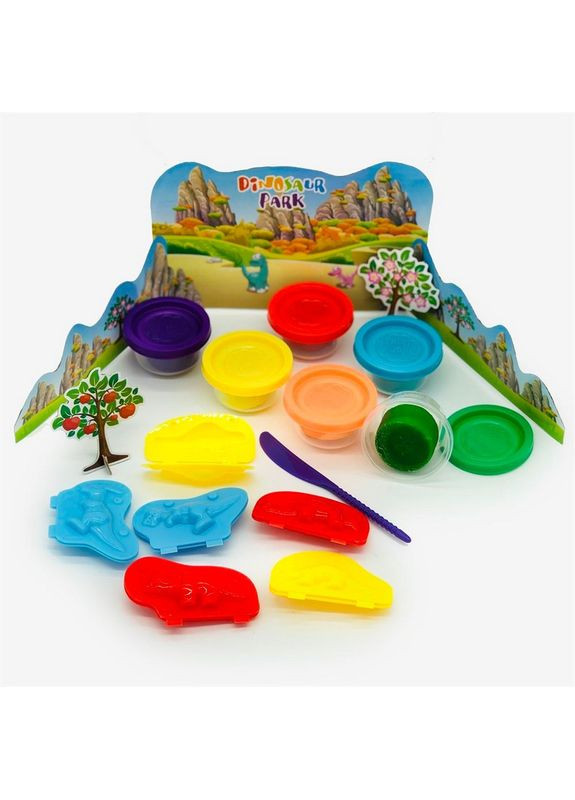 Набор легкого пластилина 6 цветов – мягкий материал для лепки для детей. No Brand (369628779)