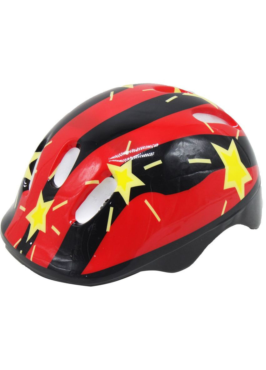 Дитячий захисний шолом для спорту, червоний з зірочками MIC (292142376)