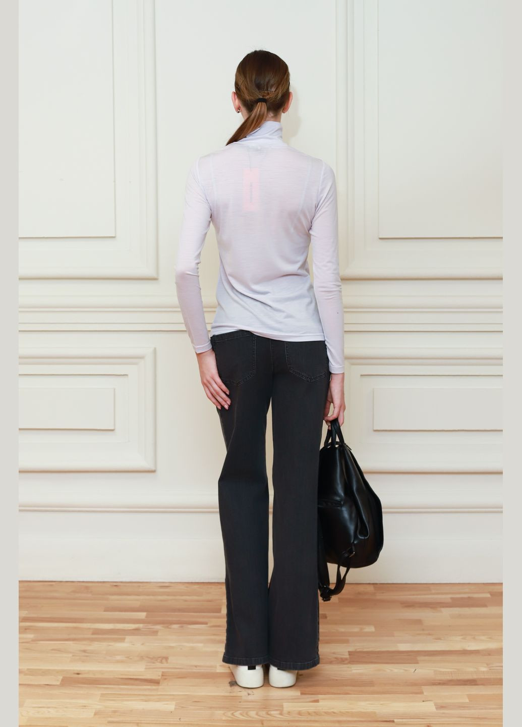 Світло-фіолетовий вовняний гольф Дорія Dolcedonna (308060997)