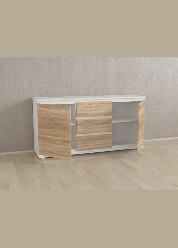 Комод Mikkel Ш 1502/В 759/Г 390 Білий-Дуб сонома Forte (312232171)