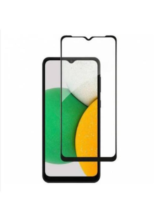 Закаленное стекло Samsung A03S / Полное покрытие / Черная рамка X-level (335257983)