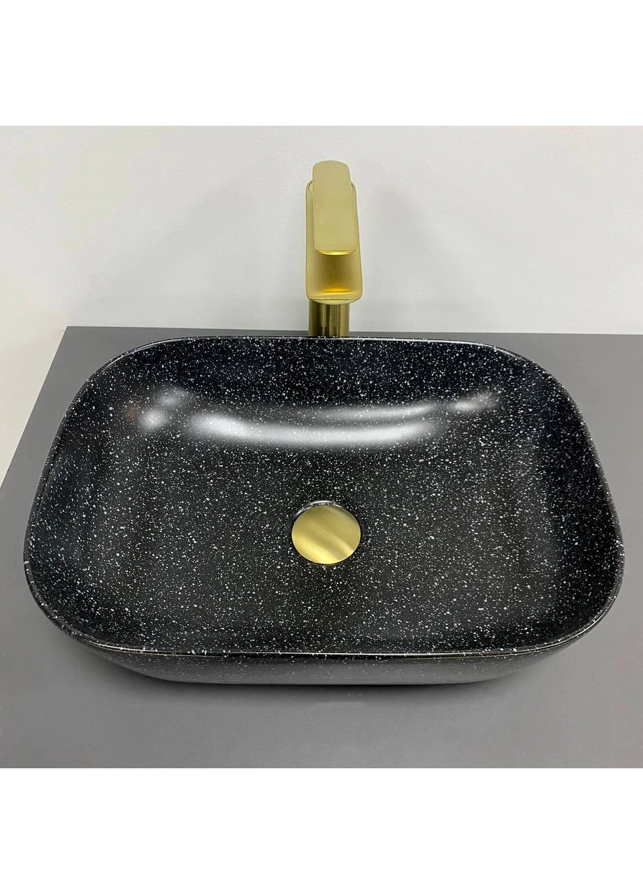 Умивальник (раковина) RAVENNA SPACE BLACK MATT накладний VBI (374486425)
