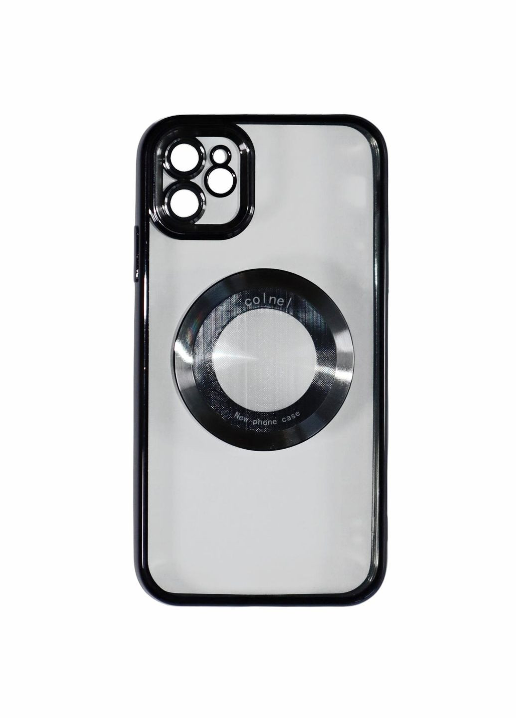 Магнитный чехол XON PhoneCase Magnetic для iPhone 11 (PCMC1111100B 8024) Черный/Прозрачный XON E-Tech (322720532)