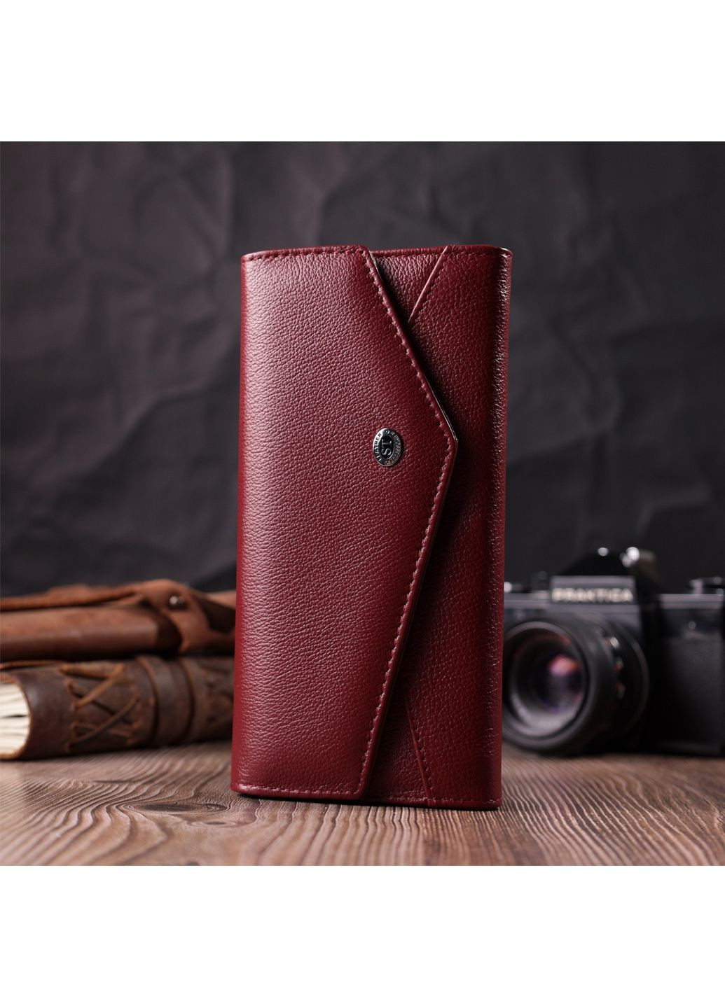 Жіночий шкіряний гаманець st leather (288185790)