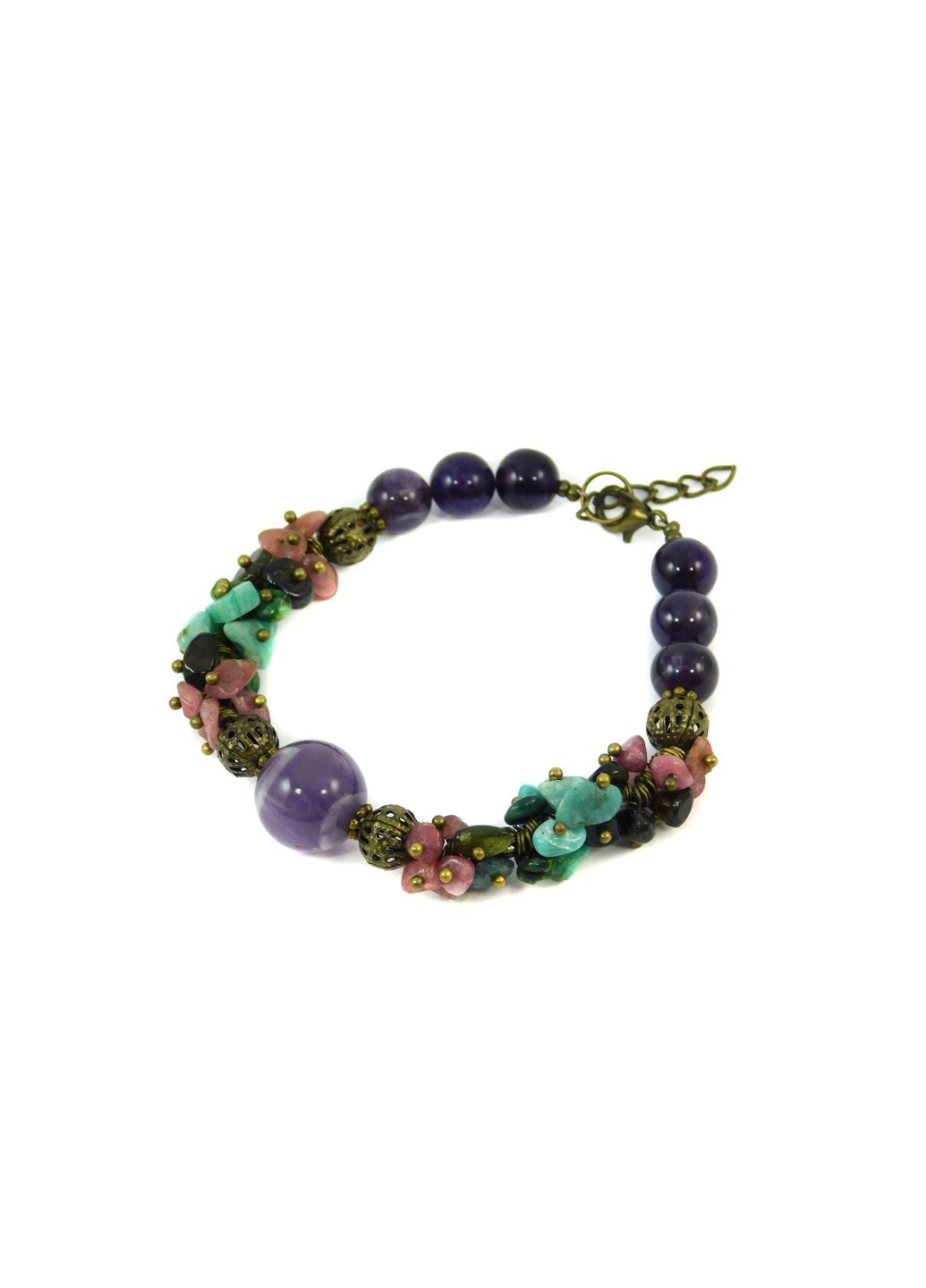 Эксклюзивный браслет "Баронеса" Аметист 18 Fursa fashion (348781689)