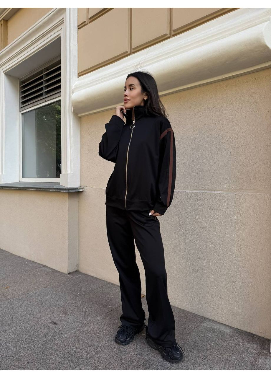 Женский костюм с худыми на молнии и брюки. MonCher (357233595)
