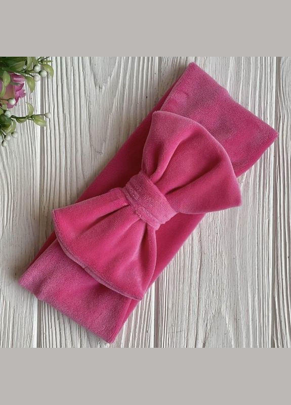 Повязка детская с бантом велюровая Cleopatra 123-6 (332054427)