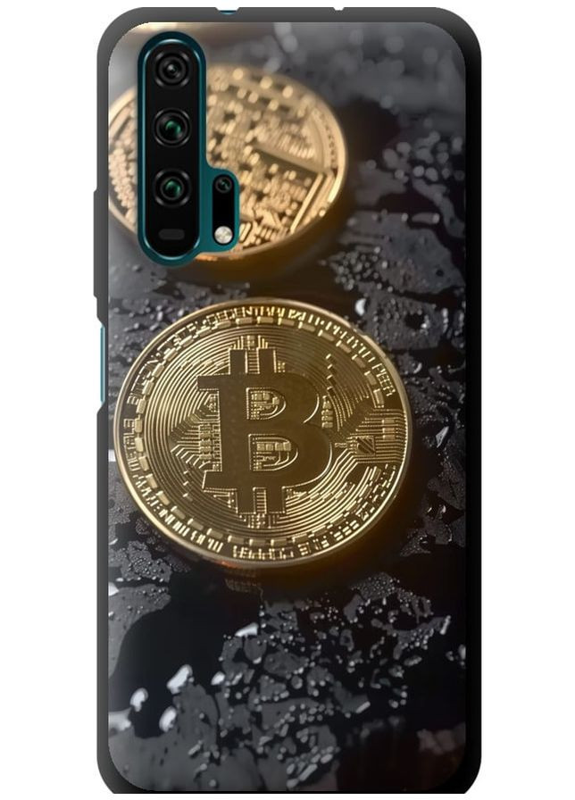TPU чорний чохол 'Вулканійчний Bitcoin' для Endorphone Huawei Honor 20 Pro (289875580)
