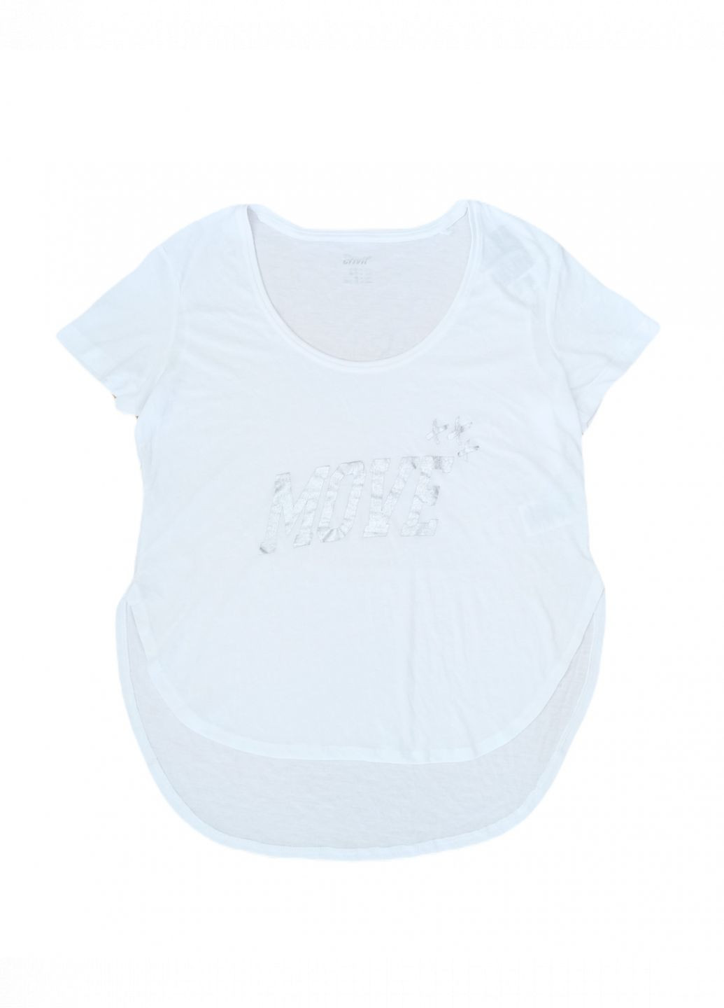 Біла демісезон спортивна футболка з віскозою для жінки 281821 білий Crivit