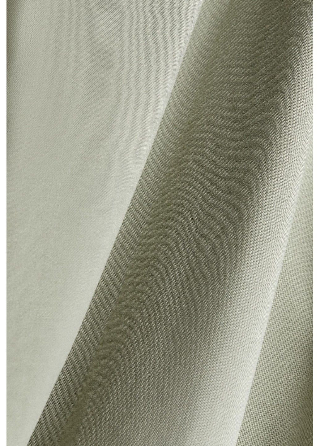 Светло-зеленое повседневный женское платье-рубашка с поясом н&м (58299) xs светло-зеленое H&M