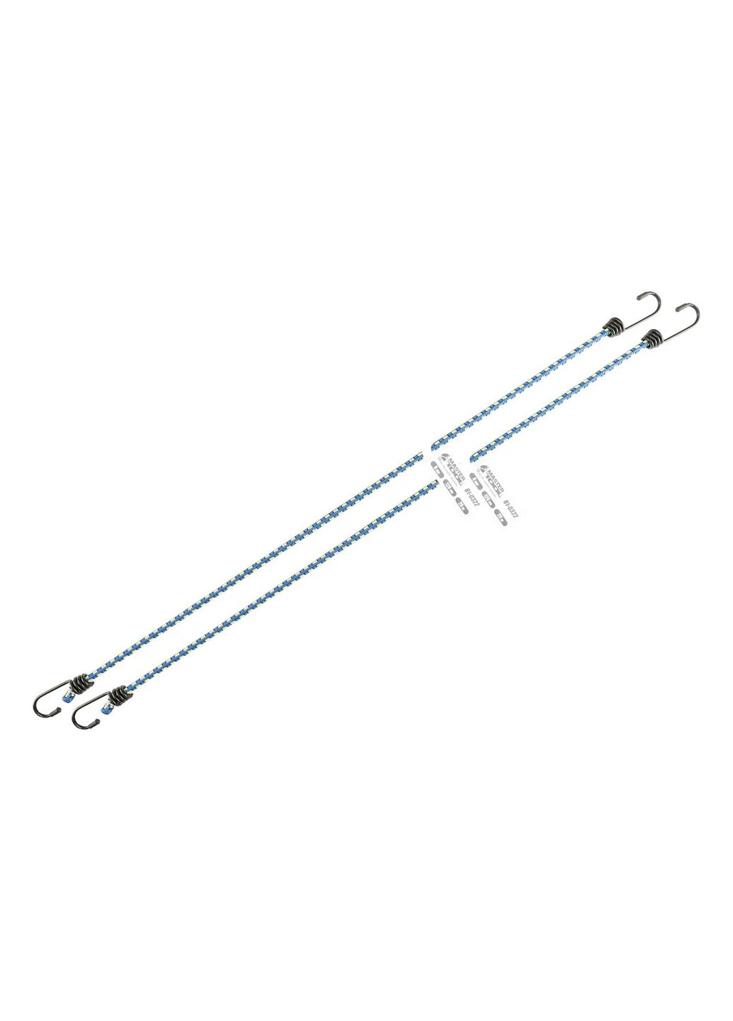 Стяжка вантажу гумова Ø 8 мм 120 см набір 2 шт 81-0322 Mastertool (402345572)