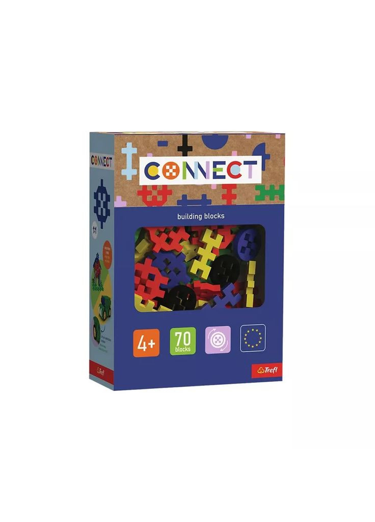 Конструктор Connect Boys 70 дет (61987) Trefl (362538480)
