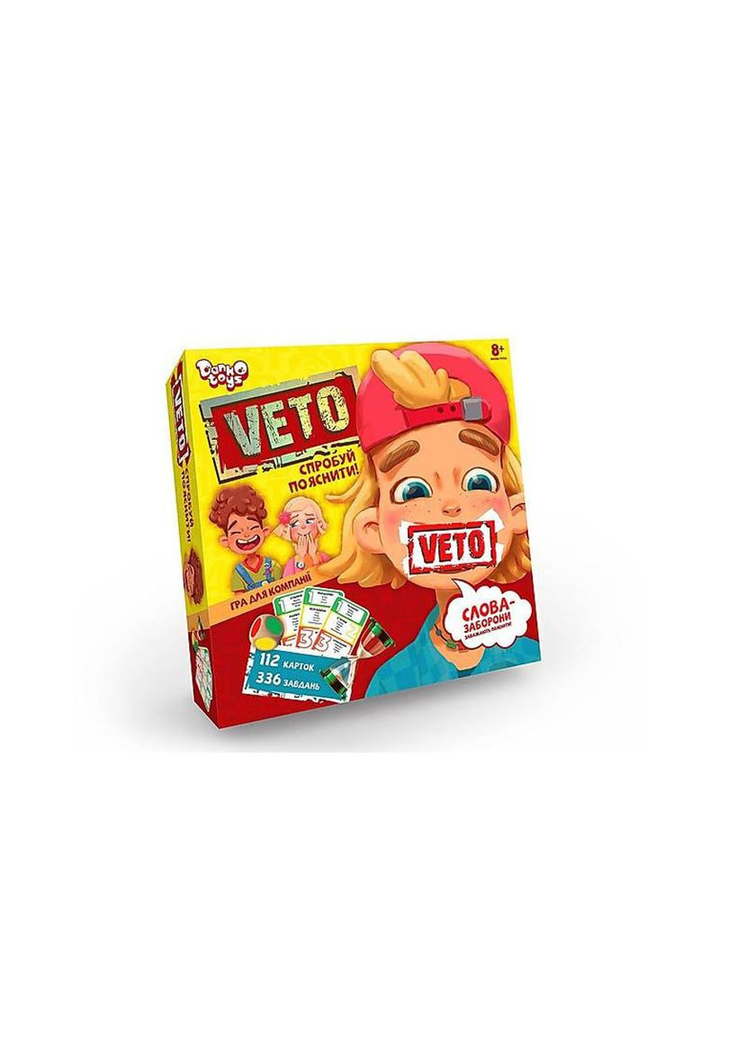 Настольная карточная игра "VETO" Danko Toys (302947429)