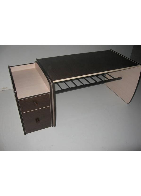 Кровать-трансформер (люлька с мятником+тумба+письменный столик+подростковая кровать, выдвижные ящики), ВЕНГЕ+МОЛОЧНЫЙ ДУБ Україна ТД (365817415)