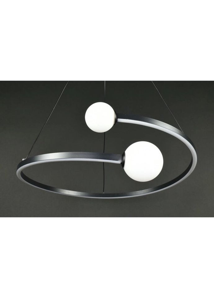 Люстра світлодіодна підвісна LED світильник для квартири на стелю ледве 27340 Чорний 40-150х60х60 см. Sunnysky (335975026)