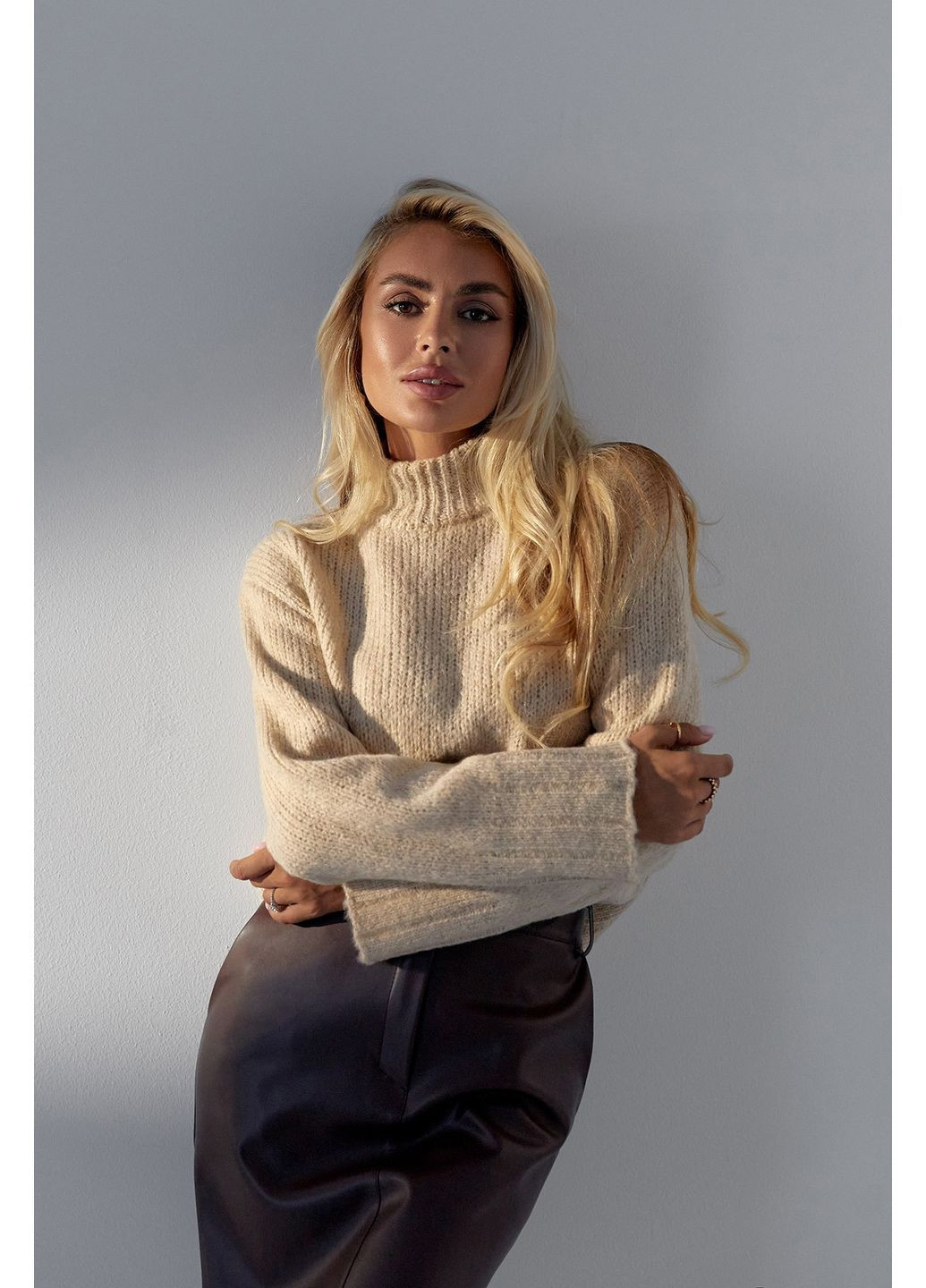 Бежевый свитер 2874 Triko Bakh