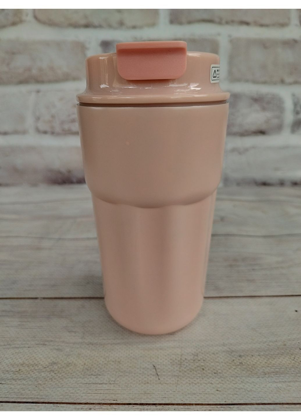 Термокружка нержавеющая сталь 330мл Розовый Happy Life (362711674)