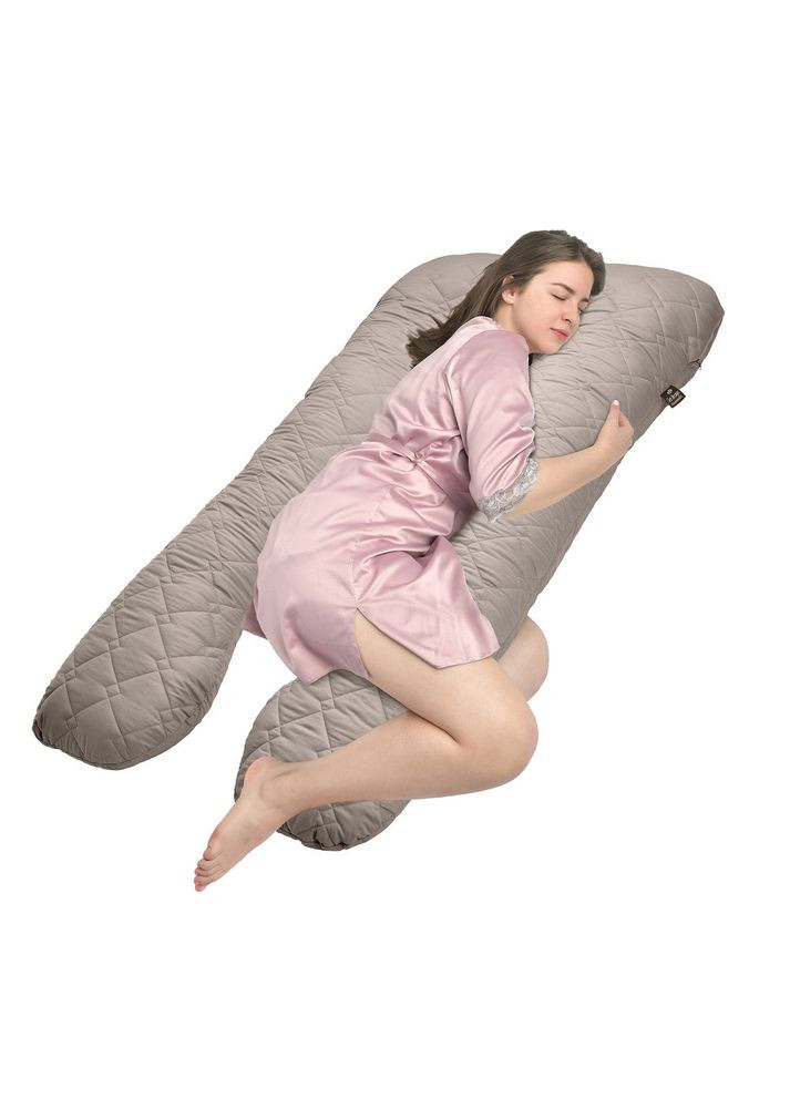 Подушка для сну та відпочинку СОНЯ 75х140х20 см беж IDEIA (275870509)