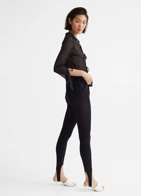 Легінси зі штрипками 100 ден H&M (314511236)