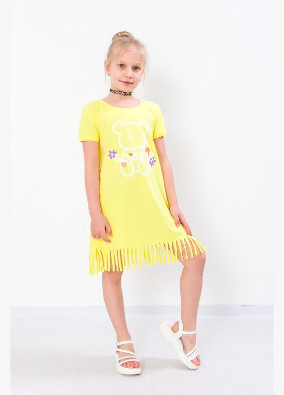 Жёлтое платье для девочки (p-4733) Носи своє (363043880)