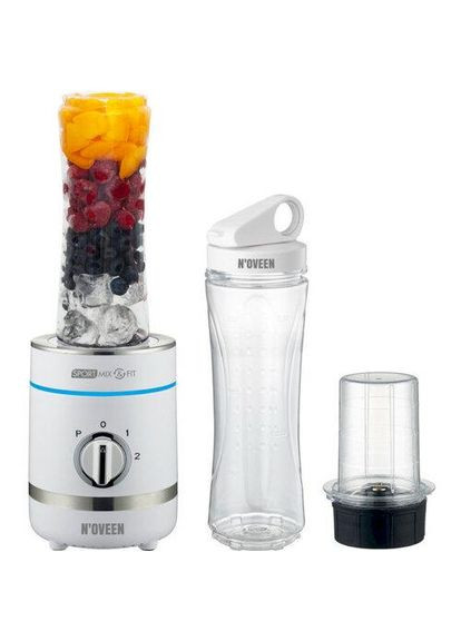 Фітнес-блендер Sport Mix & Fit SB-1100-Xline-White 300 Вт білий Noveen (364790612)