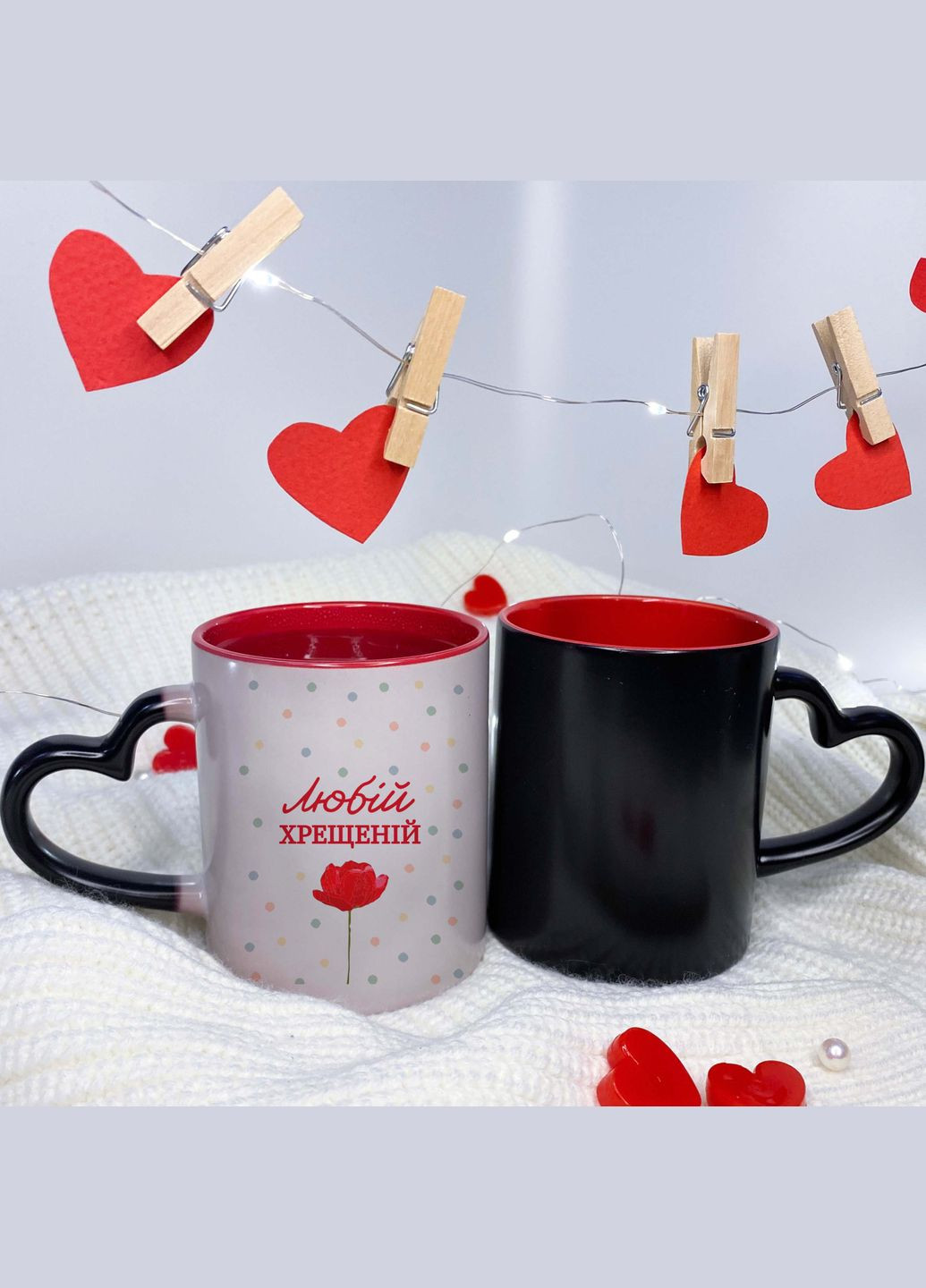 Чашка хамелеон любій хрещеній No Brand (322167647)