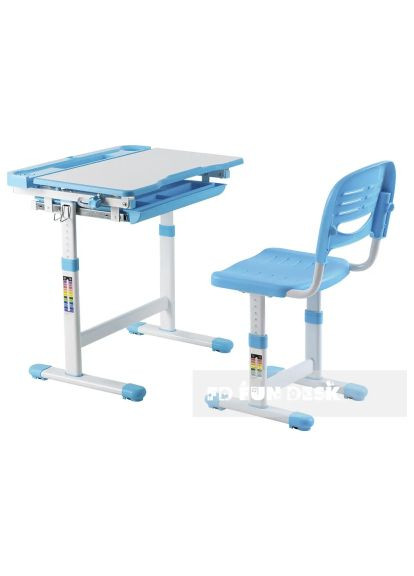 Парта со стулом FunDesk Cantare Blue (369883733)