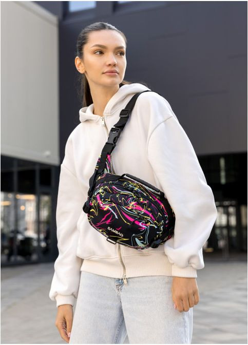 Женская тканевая сумка через плечо принт ABSTRACT (10930301517) Sambag (361244784)