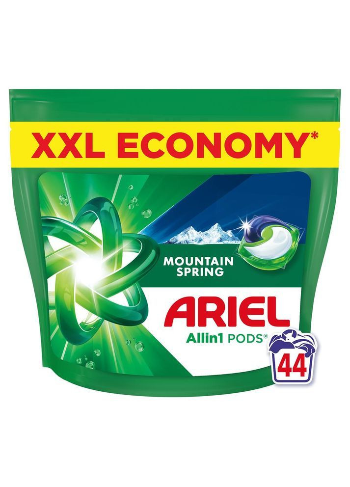 Гель-капсули для прання All in 1 Mountain Spring 44 шт Ariel (366031631)