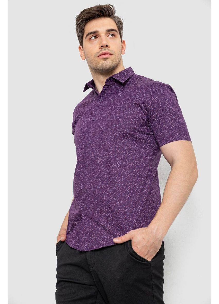 Фиолетовая повседневный рубашка Ager