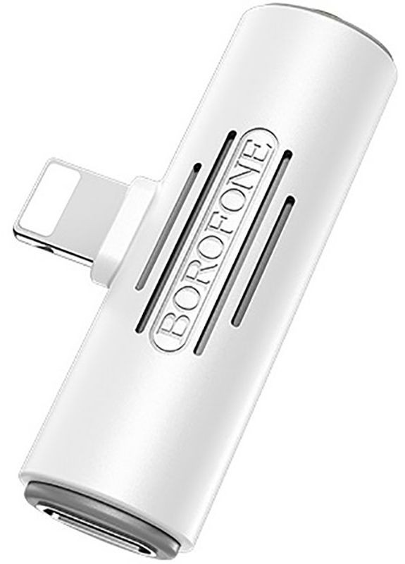 Переходник BV7 Light Lightning digital 3.5 audio converter White Borofone (301465659)