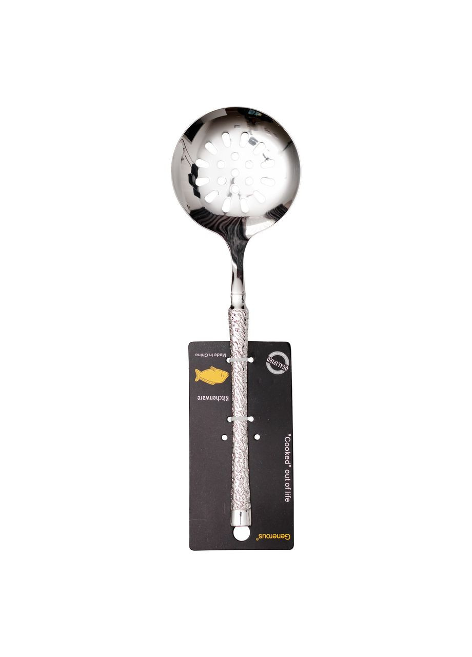 Шумовка для снятия пены из нержавеющей стали 26.5 (см) ложка шумовка поварская ложка для снятия пенки HP-8-50 Ding Lanfang (370969295)