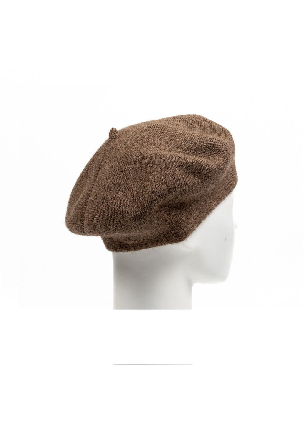 Берет женский ангора коричневый ЗОРЯНА LuckyLOOK 597-259 (322791714)