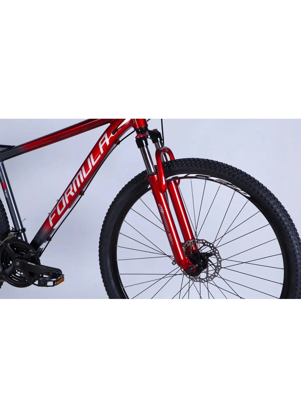 Велосипед F-1 DD CS 29", размер XL рама-21", год 2026, красно-серый Formula (375330229)