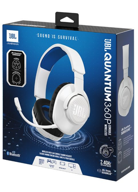Гарнитура QUANTUM 360P Console Wireless White (JBLQ360PWLWHTBLU) (6900177) JBL (315004412)