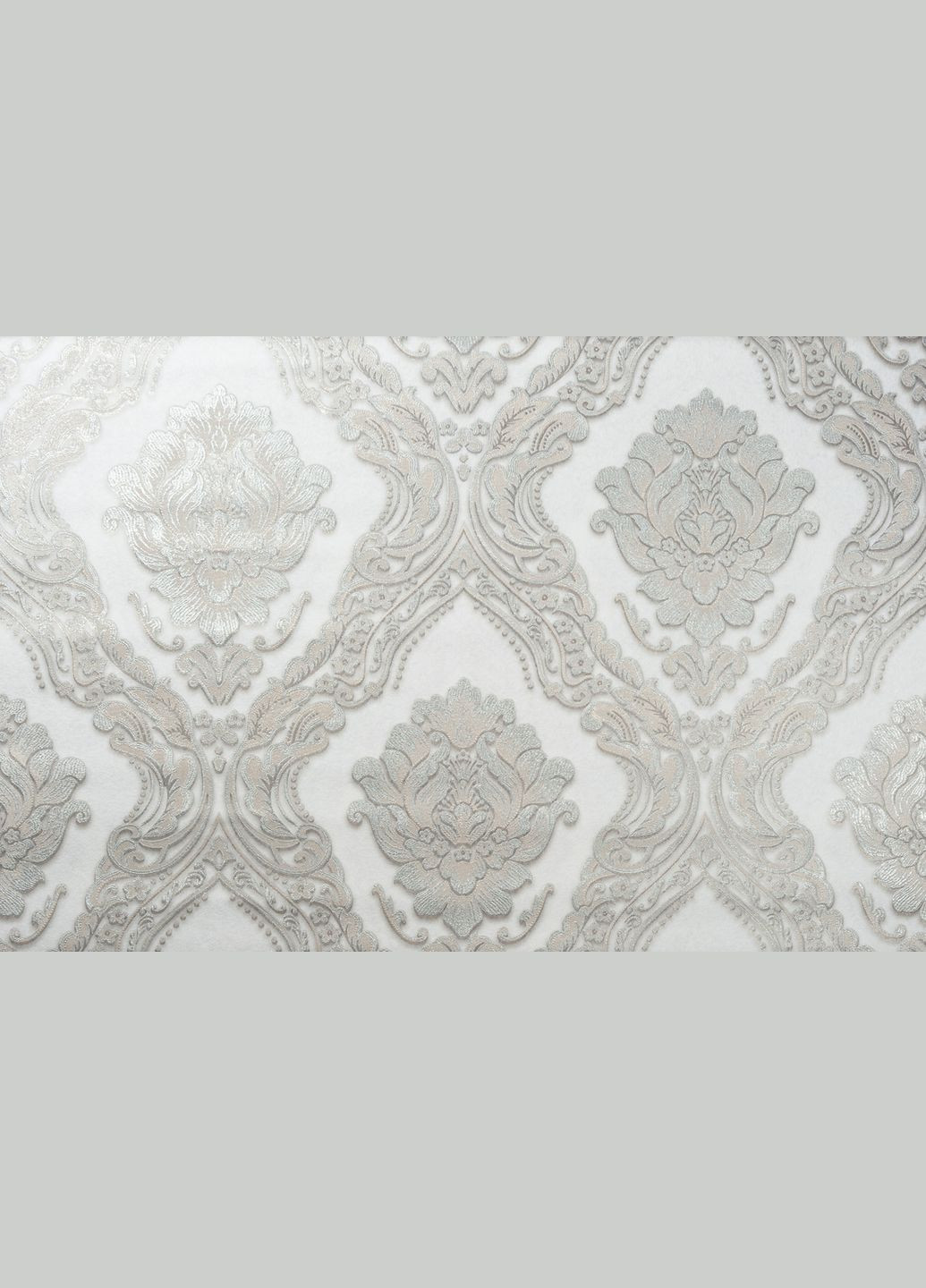 Універсальні шпалери біло-срібло 10,05 x 1,06 м LS (294335791)