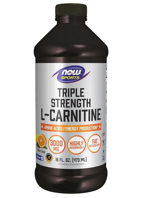 L-Carnitine Liquid 3000 mg 473 ml /31 servings/ Citrus Now Foods (362497208)