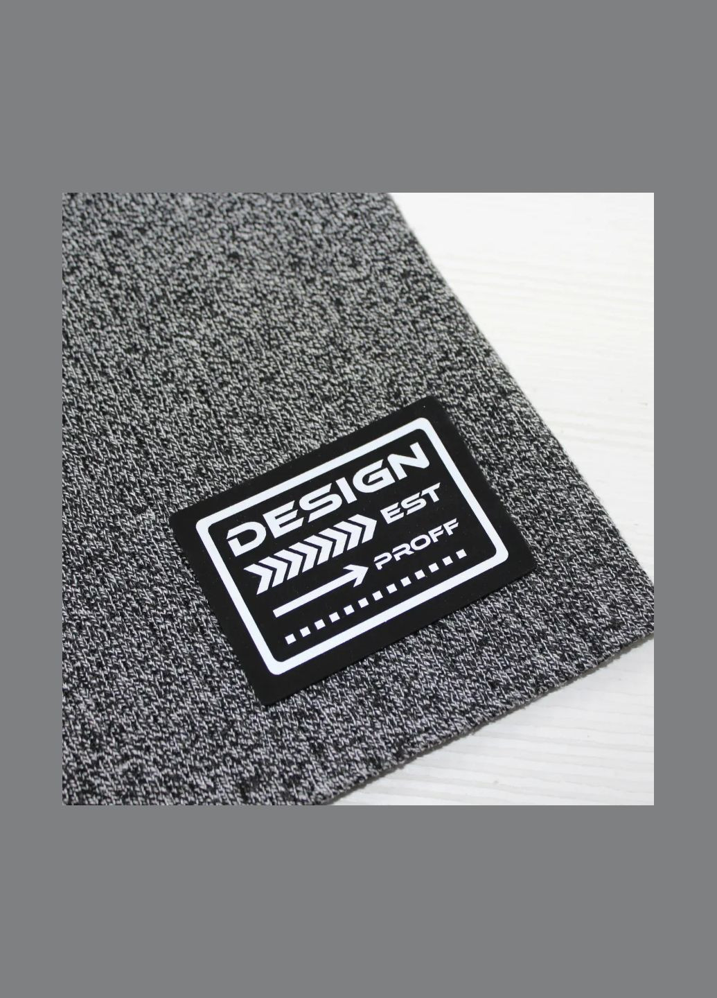 Нашивка светоотражающая "Design" с рамкой черного цвета (3888) No Brand (335811428)