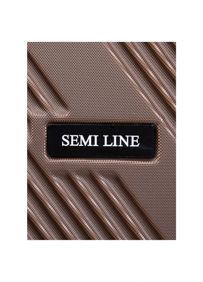Чемодан 20" S T5850-1 Brown (DAS303355) Semi Line (391471820)