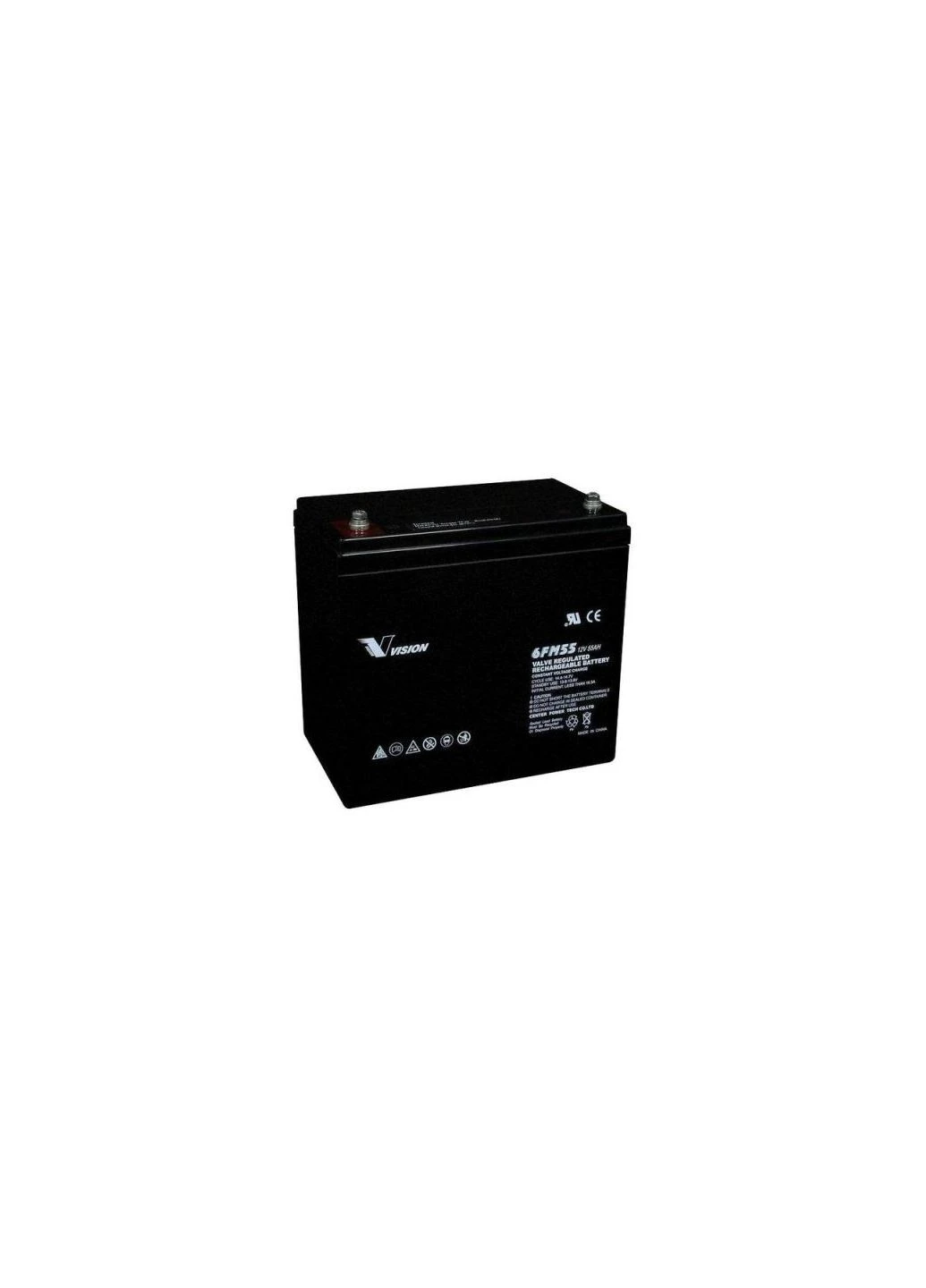 Батарея для ИБП (6FM55E-X) Vision FM 12V 55Ah (366702729)