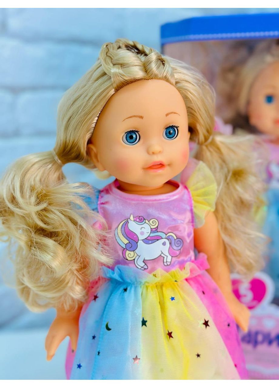 Інтерактивна музична лялька Даша на батарейках, лялька Даринка для дітей Limo Toy (371646455)