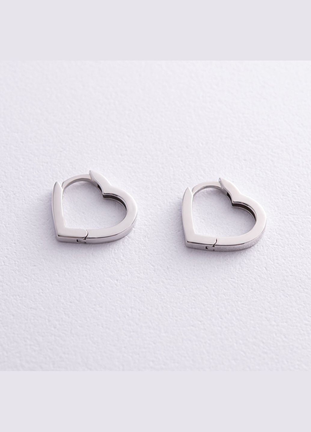 Срібні сережки Сердечка OR111510 Oniks (264023766)