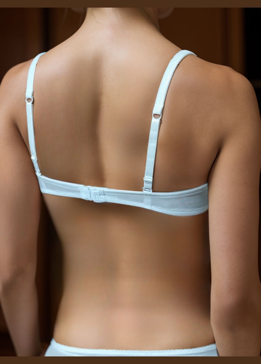 Белый бюстгальтер a 6352 c Acousma с косточками нейлон